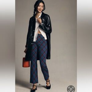 Anthropologie NWT The Margot Kick-Flare Cropped Trousers by Maeve size M.